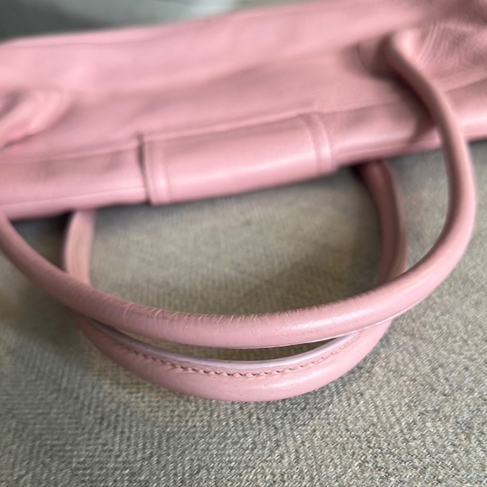 Celine Macadam Bubble Gum Pink Buckle Flap Leather Bag, unreal condition & price - Picture 9 of 13